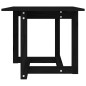 vidaXL Couchtisch Schwarz 50x50x45 cm Massivholz Kiefer vidaXL Couchtisch Schwarz 50x50x45 cm Massivholz Kiefer