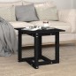 vidaXL Couchtisch Schwarz 50x50x45 cm Massivholz Kiefer vidaXL Couchtisch Schwarz 50x50x45 cm Massivholz Kiefer