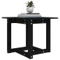 vidaXL Couchtisch Schwarz 50x50x45 cm Massivholz Kiefer vidaXL Couchtisch Schwarz 50x50x45 cm Massivholz Kiefer