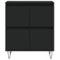 vidaXL Sideboards 3 Stk. Schwarz Holzwerkstoff vidaXL Sideboards 3 Stk. Schwarz Holzwerkstoff