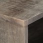 vidaXL TV-Schrank Grau 130x30x46 cm Raues Mango-Massivholz vidaXL TV-Schrank Grau 130x30x46 cm Raues Mango-Massivholz