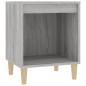 vidaXL Nachttisch Grau Sonoma 40x35x50 cm vidaXL Nachttisch Grau Sonoma 40x35x50 cm