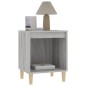 vidaXL Nachttisch Grau Sonoma 40x35x50 cm vidaXL Nachttisch Grau Sonoma 40x35x50 cm
