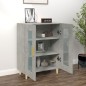 vidaXL Sideboard Betongrau 69,5x34x90 cm Holzwerkstoff vidaXL Sideboard Betongrau 69,5x34x90 cm Holzwerkstoff