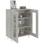 vidaXL Sideboard Betongrau 69,5x34x90 cm Holzwerkstoff vidaXL Sideboard Betongrau 69,5x34x90 cm Holzwerkstoff