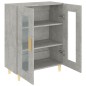 vidaXL Sideboard Betongrau 69,5x34x90 cm Holzwerkstoff vidaXL Sideboard Betongrau 69,5x34x90 cm Holzwerkstoff