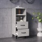 vidaXL Sideboard Betongrau 34,5x34x90 cm Holzwerkstoff vidaXL Sideboard Betongrau 34,5x34x90 cm Holzwerkstoff