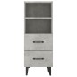 vidaXL Sideboard Betongrau 34,5x34x90 cm Holzwerkstoff vidaXL Sideboard Betongrau 34,5x34x90 cm Holzwerkstoff