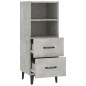 vidaXL Sideboard Betongrau 34,5x34x90 cm Holzwerkstoff vidaXL Sideboard Betongrau 34,5x34x90 cm Holzwerkstoff