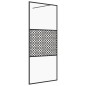 vidaXL Duschwand für Begehbare Dusche mit Klarem ESG Glas 80x195 cm vidaXL Duschwand für Begehbare Dusche mit Klarem ESG Glas 80x195 cm