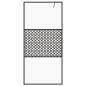 vidaXL Duschwand für Begehbare Dusche mit Klarem ESG Glas 80x195 cm vidaXL Duschwand für Begehbare Dusche mit Klarem ESG Glas 80x195 cm