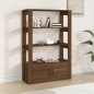 vidaXL Sideboard Braun Eichen-Optik 80x30x119,5 cm Holzwerkstoff vidaXL Sideboard Braun Eichen-Optik 80x30x119,5 cm Holzwerkstoff