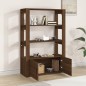 vidaXL Sideboard Braun Eichen-Optik 80x30x119,5 cm Holzwerkstoff vidaXL Sideboard Braun Eichen-Optik 80x30x119,5 cm Holzwerkstoff