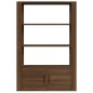 vidaXL Sideboard Braun Eichen-Optik 80x30x119,5 cm Holzwerkstoff vidaXL Sideboard Braun Eichen-Optik 80x30x119,5 cm Holzwerkstoff