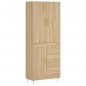 Highboard Sonoma-Eiche 69,5x34x180 cm Holzwerkstoff Highboard Sonoma-Eiche 69,5x34x180 cm Holzwerkstoff