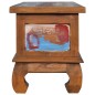 vidaXL TV-Schrank 110x35x40 cm Teak Altholz vidaXL TV-Schrank 110x35x40 cm Teak Altholz