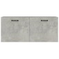 vidaXL Wandschrank Betongrau 80x35x36,5 cm Holzwerkstoff vidaXL Wandschrank Betongrau 80x35x36,5 cm Holzwerkstoff