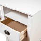 vidaXL Schreibtisch Hill Weiß 150x50x74 cm Massivholz Kiefer vidaXL Schreibtisch Hill Weiß 150x50x74 cm Massivholz Kiefer