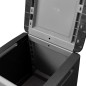 vidaXL Garten-Aufbewahrungsbox 54x53x57 cm 130 L Dunkelgrau Schwarz vidaXL Garten-Aufbewahrungsbox 54x53x57 cm 130 L Dunkelgrau Schwarz