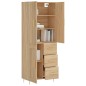Highboard Sonoma-Eiche 69,5x34x180 cm Holzwerkstoff Highboard Sonoma-Eiche 69,5x34x180 cm Holzwerkstoff