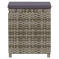 vidaXL 7-tlg. Garten-Lounge-Set mit Kissen Poly Rattan Grau vidaXL 7-tlg. Garten-Lounge-Set mit Kissen Poly Rattan Grau
