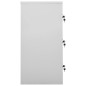 vidaXL Schließfachschrank Hellgrau und Blau 90x45x92,5 cm Stahl vidaXL Schließfachschrank Hellgrau und Blau 90x45x92,5 cm Stahl