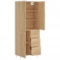 Highboard Sonoma-Eiche 69,5x34x180 cm Holzwerkstoff Highboard Sonoma-Eiche 69,5x34x180 cm Holzwerkstoff