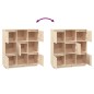 vidaXL Highboard 110,5x35x117 cm Massivholz Kiefer vidaXL Highboard 110,5x35x117 cm Massivholz Kiefer