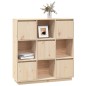 vidaXL Highboard 110,5x35x117 cm Massivholz Kiefer vidaXL Highboard 110,5x35x117 cm Massivholz Kiefer