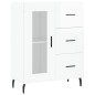 vidaXL Sideboard Hochglanz-Weiß 69,5x34x90 cm Holzwerkstoff vidaXL Sideboard Hochglanz-Weiß 69,5x34x90 cm Holzwerkstoff