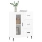 vidaXL Sideboard Hochglanz-Weiß 69,5x34x90 cm Holzwerkstoff vidaXL Sideboard Hochglanz-Weiß 69,5x34x90 cm Holzwerkstoff