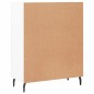 vidaXL Sideboard Hochglanz-Weiß 69,5x34x90 cm Holzwerkstoff vidaXL Sideboard Hochglanz-Weiß 69,5x34x90 cm Holzwerkstoff