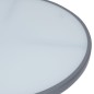 vidaXL Gartentisch Hellgrau 60 cm Stahl und Glas vidaXL Gartentisch Hellgrau 60 cm Stahl und Glas