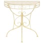 vidaXL Beistelltisch Vintage-Stil Halbrund Metall 72 x 36 x 74 cm Gold vidaXL Beistelltisch Vintage-Stil Halbrund Metall 72 x 36 x 74 cm Gold