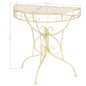 vidaXL Beistelltisch Vintage-Stil Halbrund Metall 72 x 36 x 74 cm Gold vidaXL Beistelltisch Vintage-Stil Halbrund Metall 72 x 36 x 74 cm Gold