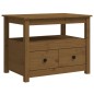 vidaXL Couchtisch Honigbraun 71x49x55 cm Massivholz Kiefer vidaXL Couchtisch Honigbraun 71x49x55 cm Massivholz Kiefer