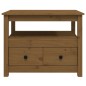 vidaXL Couchtisch Honigbraun 71x49x55 cm Massivholz Kiefer vidaXL Couchtisch Honigbraun 71x49x55 cm Massivholz Kiefer