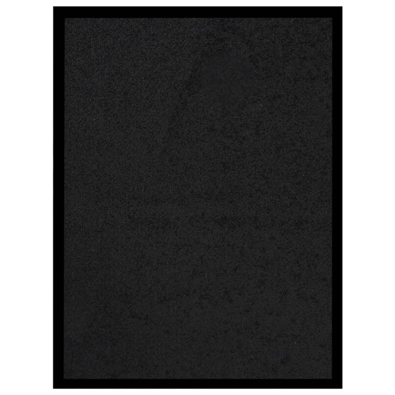 vidaXL Fußmatte Schwarz 40x60 cm vidaXL Fußmatte Schwarz 40x60 cm