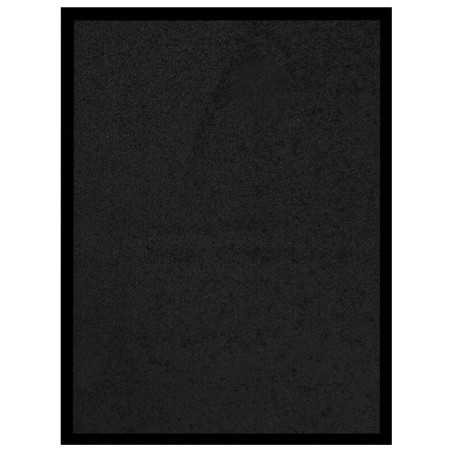 vidaXL Fußmatte Schwarz 40x60 cm 