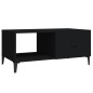 vidaXL Couchtisch Schwarz 90x50x40 cm Holzwerkstoff vidaXL Couchtisch Schwarz 90x50x40 cm Holzwerkstoff