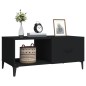 vidaXL Couchtisch Schwarz 90x50x40 cm Holzwerkstoff vidaXL Couchtisch Schwarz 90x50x40 cm Holzwerkstoff