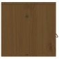 vidaXL Wandschrank Honigbraun 80x30x30 cm Massivholz Kiefer vidaXL Wandschrank Honigbraun 80x30x30 cm Massivholz Kiefer