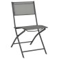 vidaXL Klappbare Gartenstühle 2 Stk. Stahl und Textilene vidaXL Klappbare Gartenstühle 2 Stk. Stahl und Textilene
