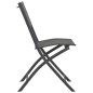 vidaXL Klappbare Gartenstühle 2 Stk. Stahl und Textilene vidaXL Klappbare Gartenstühle 2 Stk. Stahl und Textilene