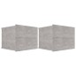 vidaXL Nachttische 2 Stk. Betongrau 40x30x30 cm Holzwerkstoff vidaXL Nachttische 2 Stk. Betongrau 40x30x30 cm Holzwerkstoff