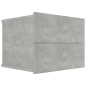 vidaXL Nachttische 2 Stk. Betongrau 40x30x30 cm Holzwerkstoff vidaXL Nachttische 2 Stk. Betongrau 40x30x30 cm Holzwerkstoff