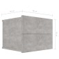 vidaXL Nachttische 2 Stk. Betongrau 40x30x30 cm Holzwerkstoff vidaXL Nachttische 2 Stk. Betongrau 40x30x30 cm Holzwerkstoff
