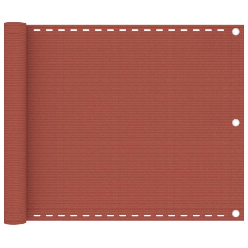 vidaXL Balkon-Sichtschutz Terracotta-Rot 75x400 cm HDPE vidaXL Balkon-Sichtschutz Terracotta-Rot 75x400 cm HDPE