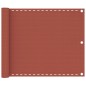 vidaXL Balkon-Sichtschutz Terracotta-Rot 75x400 cm HDPE vidaXL Balkon-Sichtschutz Terracotta-Rot 75x400 cm HDPE