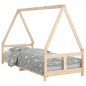 vidaXL Kinderbett 80x200 cm Massivholz Kiefer vidaXL Kinderbett 80x200 cm Massivholz Kiefer